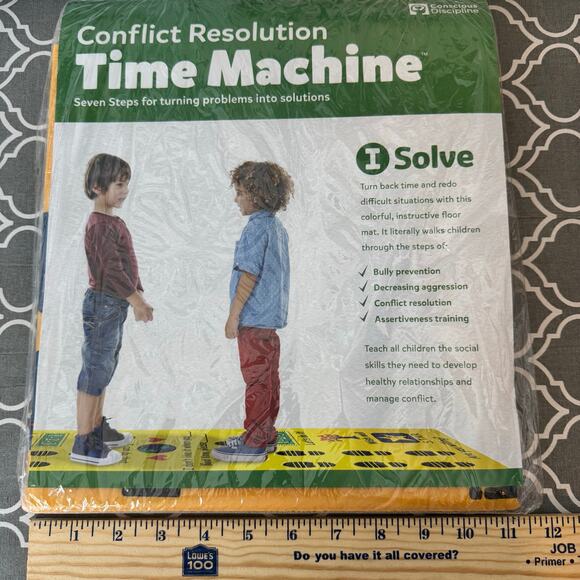 New Conflict Resolution Time Machine teaching mat by Conscious Discipline - Picture 5 of 8